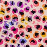 Tecido Nylon Impremeável Leopardo Multicolor