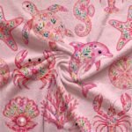 Turco p/ Toalhas Animais Marinhos Rosa - Image 2