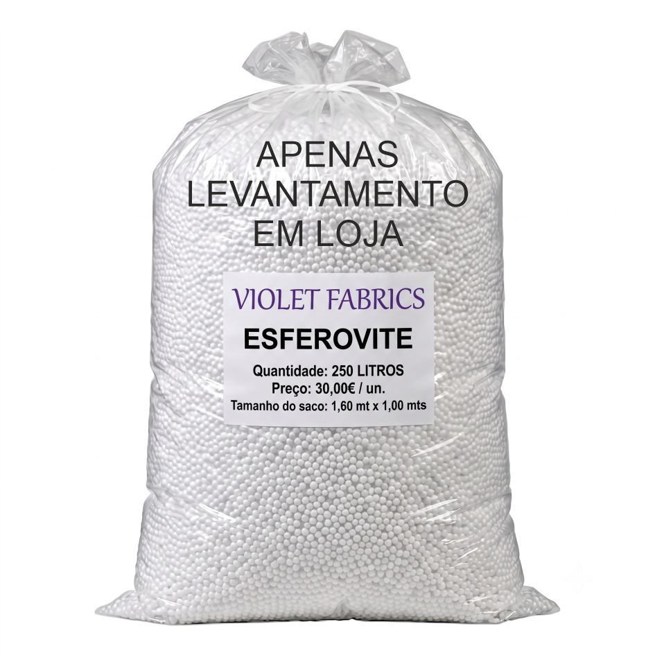 Esferovite Granulado 250 litros Saco de 1,10 mt x 0,70 mt