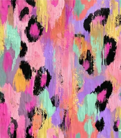 Licra Estampada Leopardo Abstracto