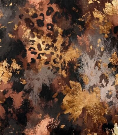 Licra Estampada Leopardo Abstrato