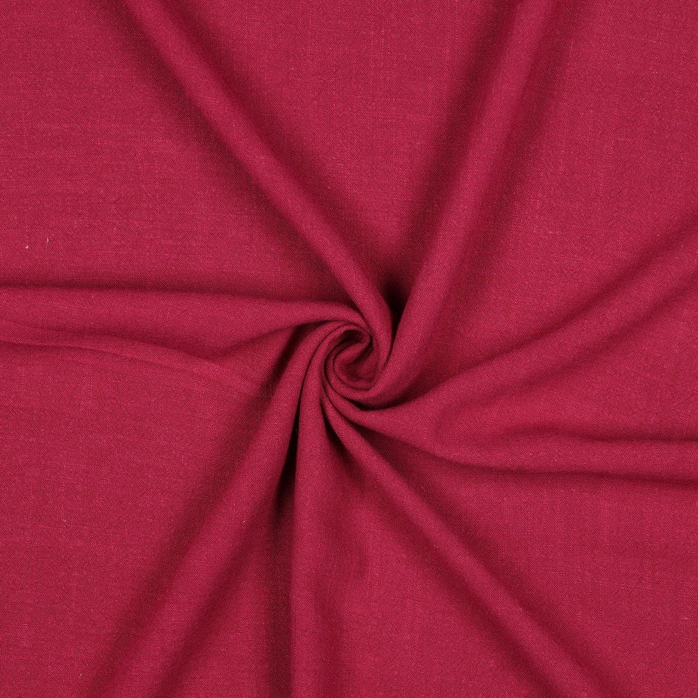 Tecido Linho Viscose – Cereja