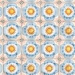 Lycra Estampada Azuleijos Sol