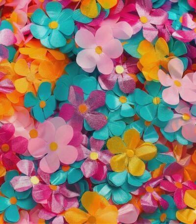 Lycra Estampada Flores 3d