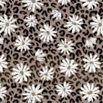 Lycra Estampada Malmequeres Leopardo
