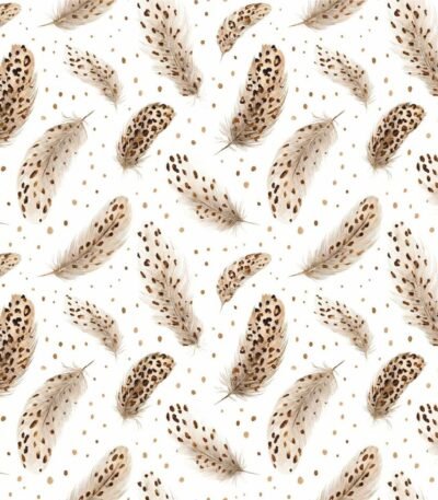 Lycra Estampada Penas