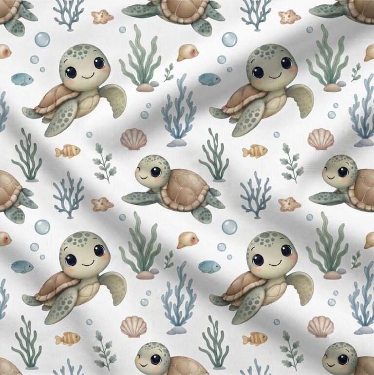 Licra Estampada Tartarugas
