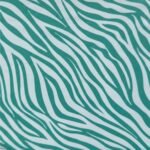 Lycra Estampada Zebra Animals Verde