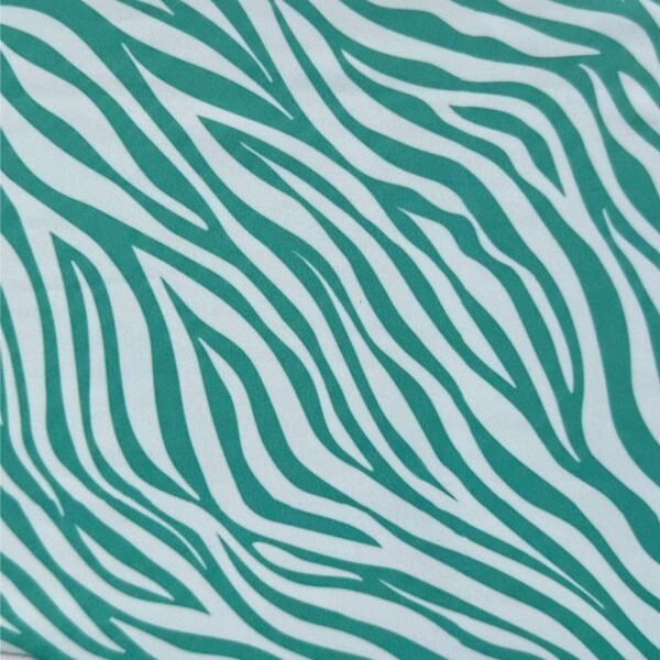Lycra Estampada Zebra Animals Verde