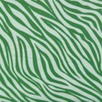 Lycra Estampada Zebra Animals Verde Bandeira