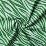Lycra Estampada Zebra Animals Verde Bandeira - imagem 2