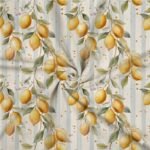 Lycra Estampada Riscas Limões - imagem 2
