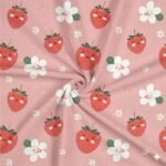 Lycra Estampada Morangos e Flores - imagem 2