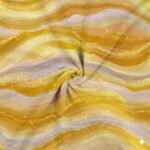 Lycra Estampada Ondas Amarelas - imagem 2