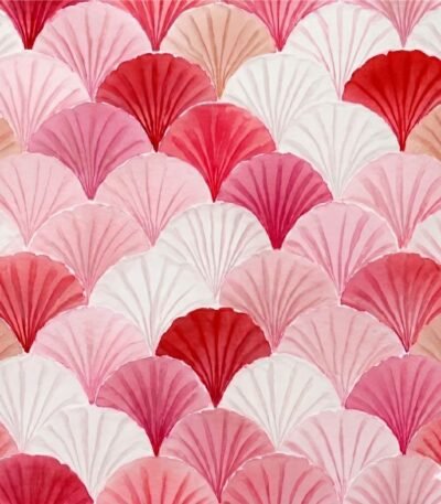 Lycra Estampada Ondas Pink