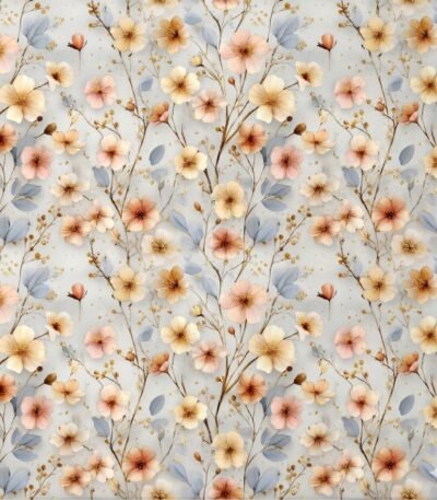 Lycra Estampada Ramos Flores