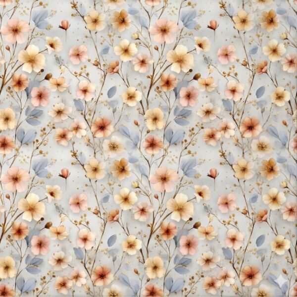 Lycra Estampada Ramos Flores
