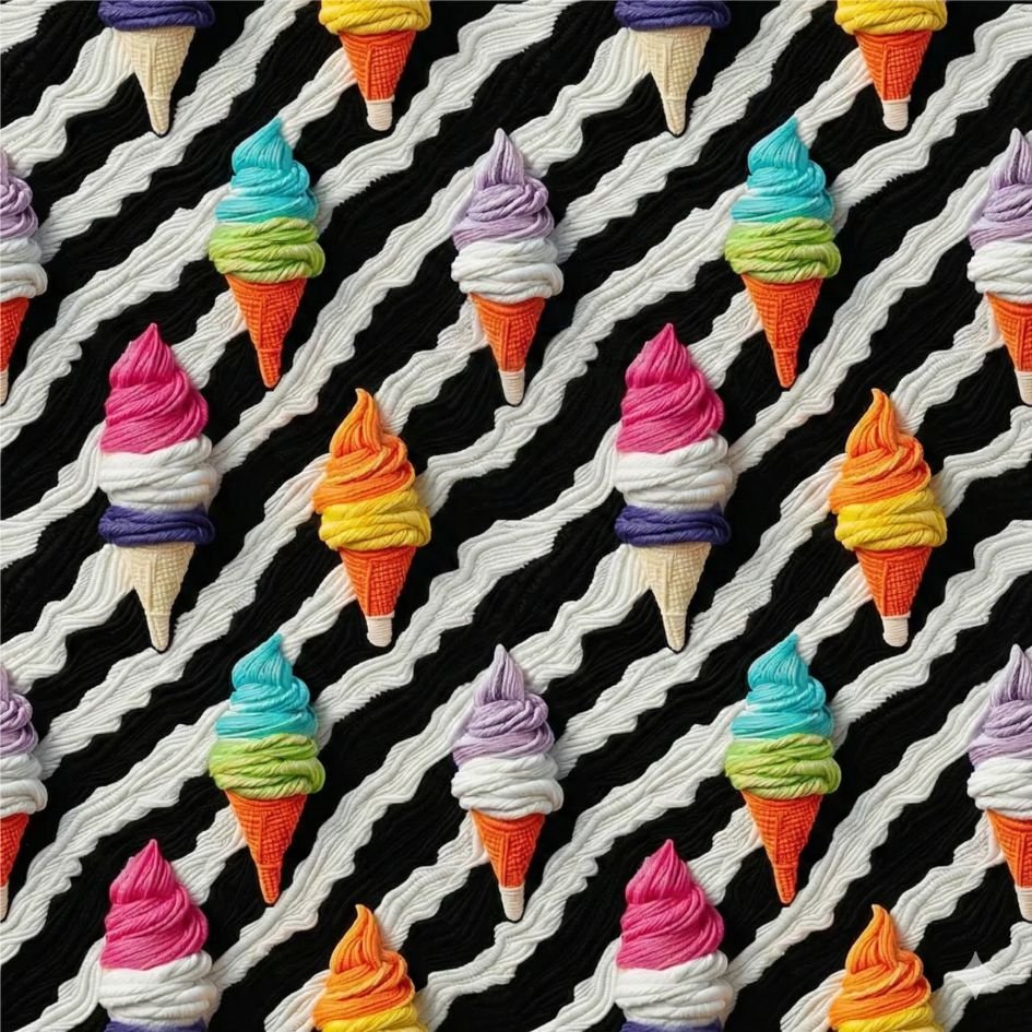 Lycra Estampada Gelados
