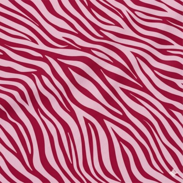 Lycra Estampada Animals Zebra Rosa