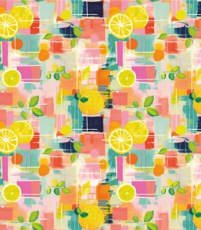 Lycra Estampada Limão