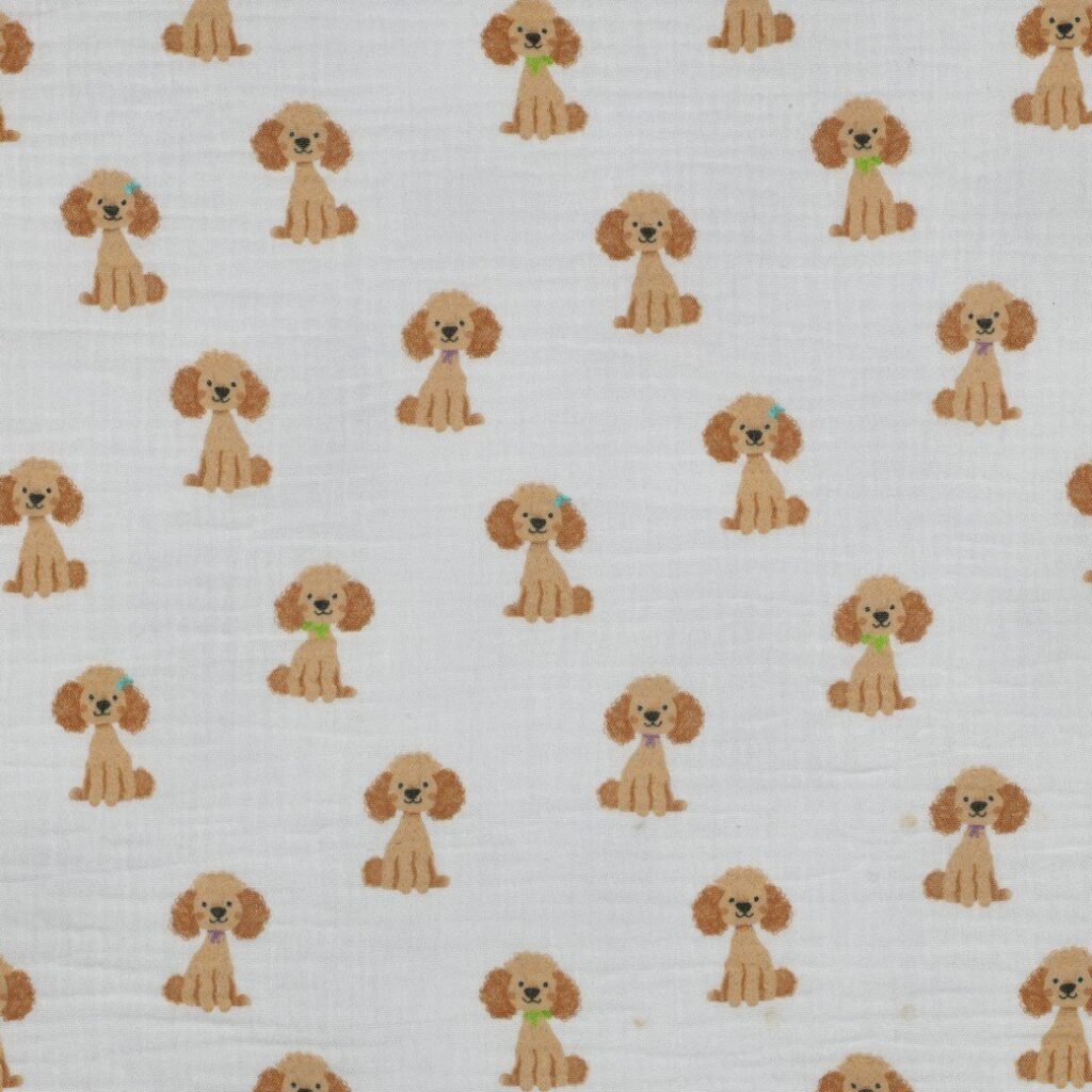 Musselina Cãozinho – Branco