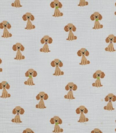 Musselina Cãozinho – Branco