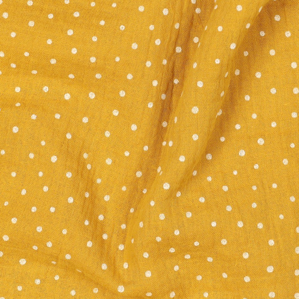 Musselina Pintas – Amarelo Ouro