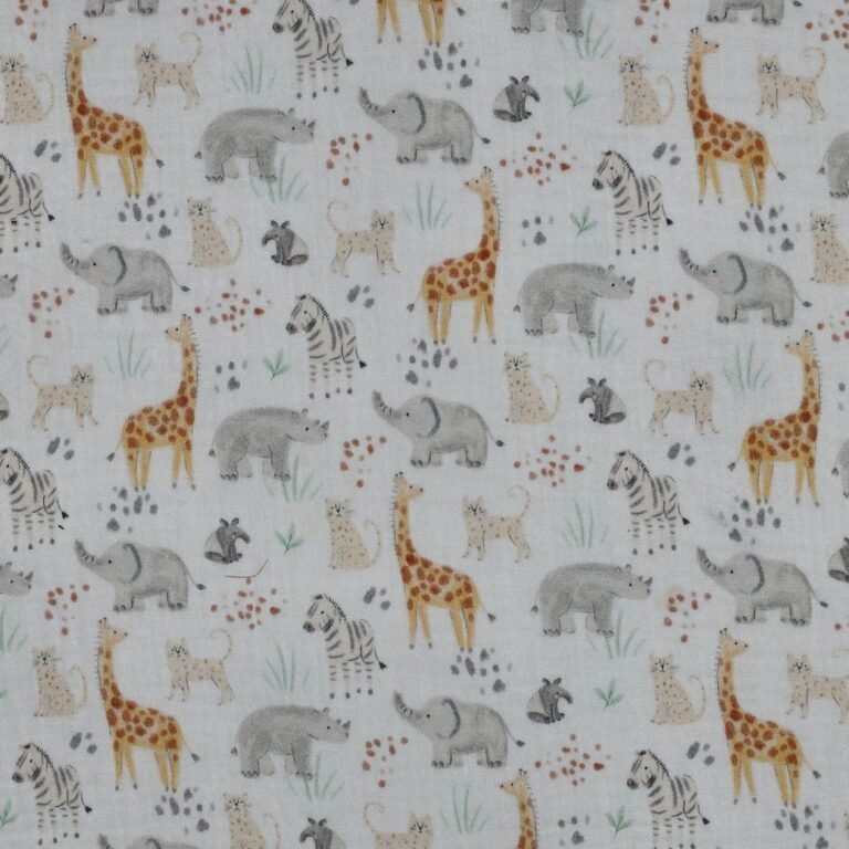 Musselina Safari – Branco