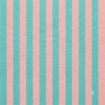 Tecido Nylon Impermeável Riscas 2cm Turquesa e Rosa Claro - imagem 2