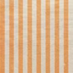 Tecido Nylon Impermeável Riscas 2cm Laranja Claro e Cru - imagem 2