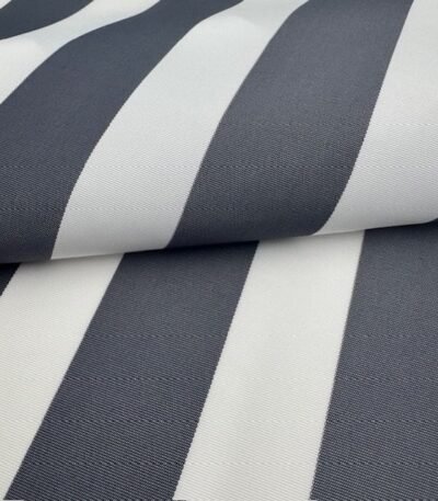 Nylon Riscas Plastificado Impermiavel – Cinzento Claro