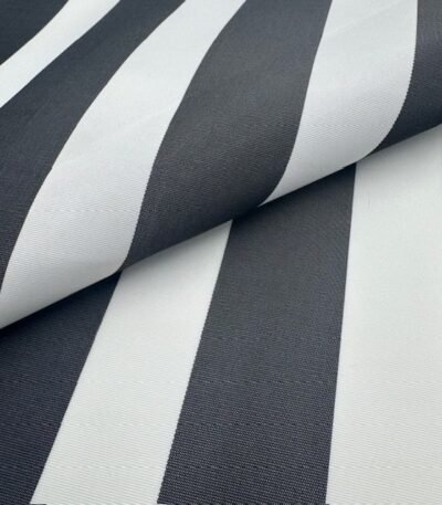 Nylon Riscas Plastificado Impermiavel – Cinzento Escuro