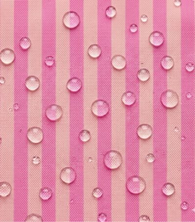 Tecido Nylon Impermeável Riscas 2cm Rosa Forte e Rosa Claro