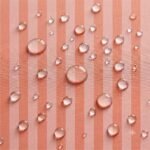 Tecido Nylon Impermeável Riscas 2cm Salmão e Rosa