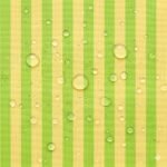 Tecido Nylon Impermeável Riscas 2cm Verde Alface e Amarelo Claro