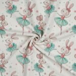 Popeline Coelhinha Ballet – Branco - imagem 2