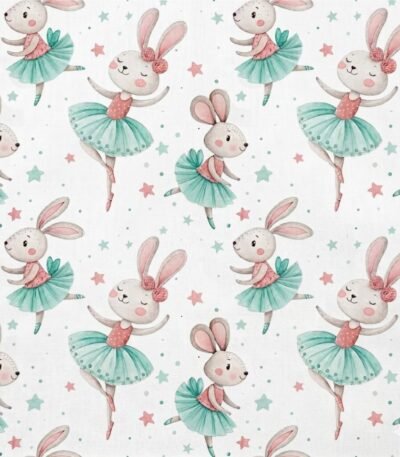 Popeline Coelhinha Ballet – Branco