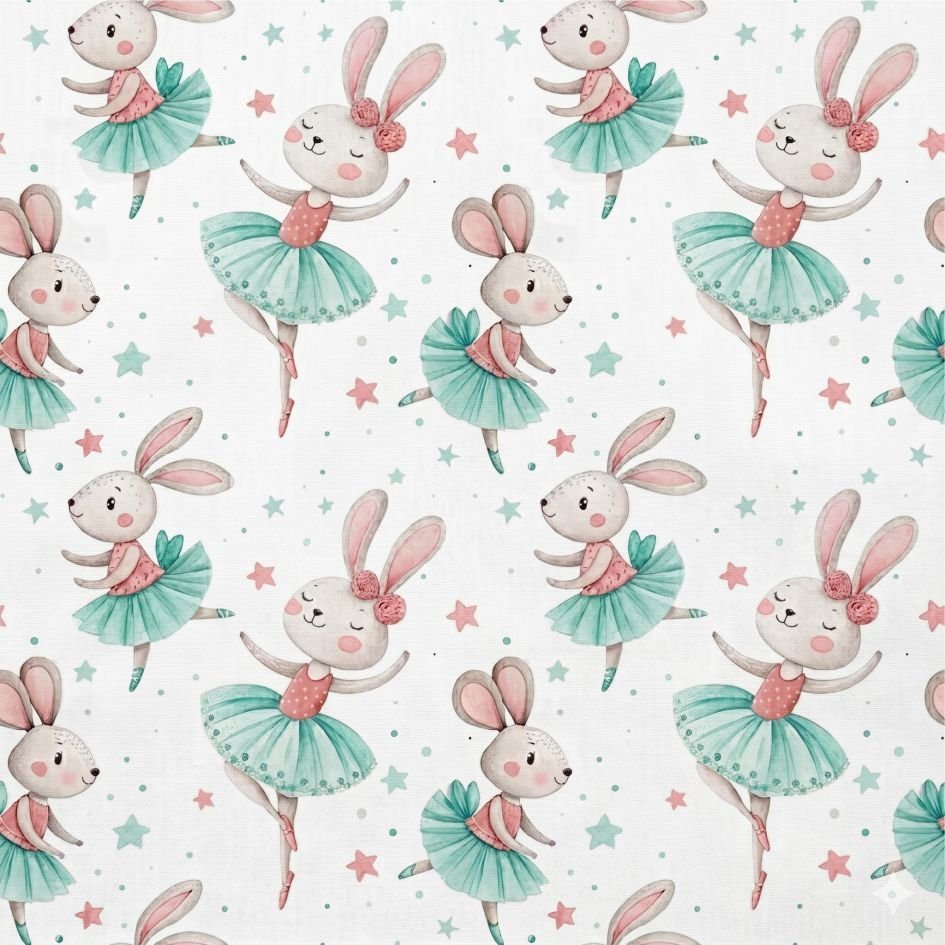 Popeline Coelhinha Ballet – Branco