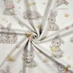 Popeline Coelhinhos – Branco - imagem 2