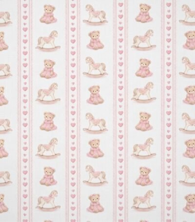 Popelines Brinquedos Riscas – Branco