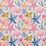 Tecido Nylon Impermeável Estrelas do Mar - imagem 2