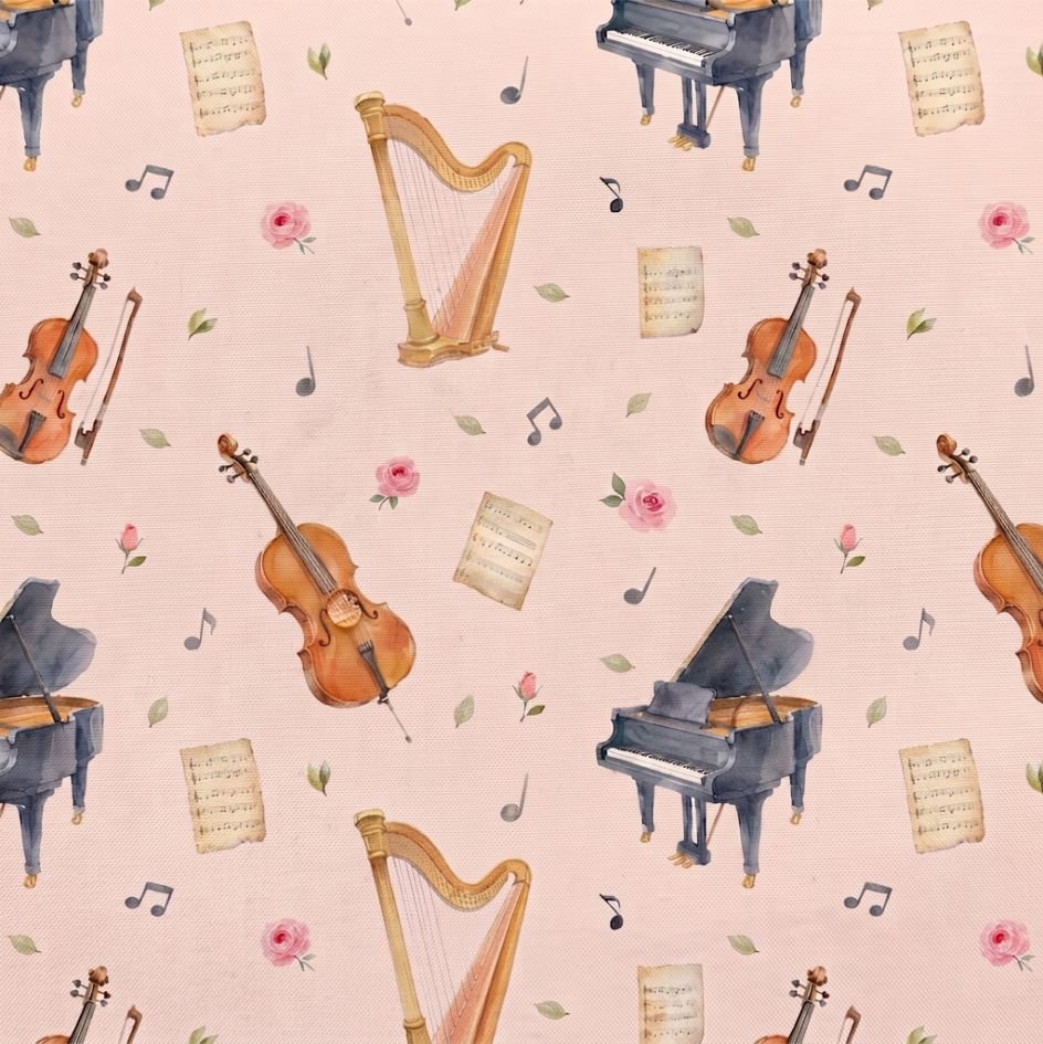 Tecido Tecido Nylon Impermeavel Instrumentos Musicais a Violet Fabrics