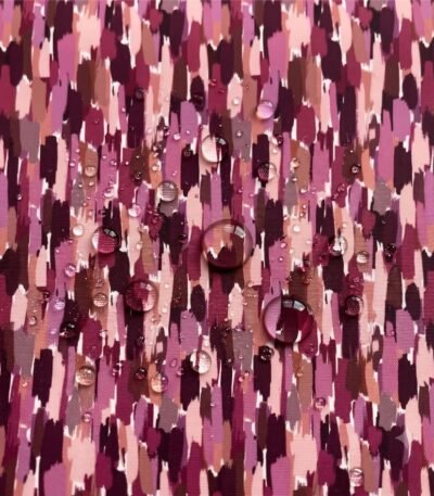 Tecido Nylon Impermeável Pincelada Rosa