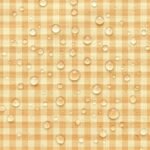 Tecido Nylon Impermeável Vichy 1,50 cm Amarelo Claro e Laranja Claro