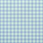 Tecido Nylon Impermeável Vichy 1,50 cm Azul Bebé e Verde Menta - imagem 2