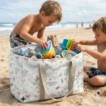 Tecido Nylon Impermeável Animais Marinhos – Branco - imagem 3