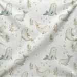 Tecido Nylon Impermeável Focas – Branco - imagem 2