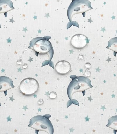 Tecido Nylon Impermeável Golfinho – Branco
