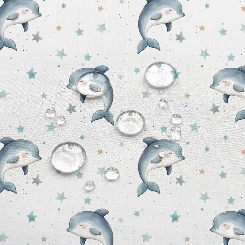 Tecido Nylon Impermeável Golfinho – Branco