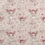 Tecido Nylon Impermiável Ratinhos – Rosa